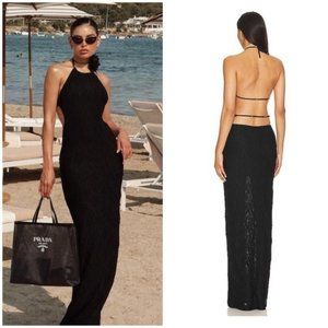 Camila Coelho Mason Maxi Dress Black Size XS